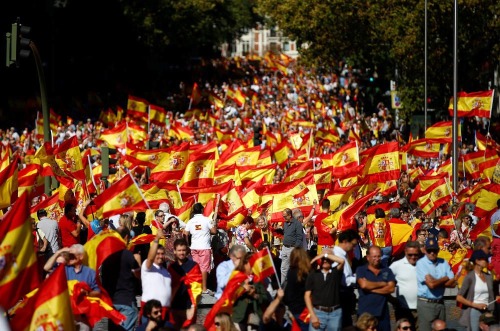 Concentración en Madrid por la unidad de España