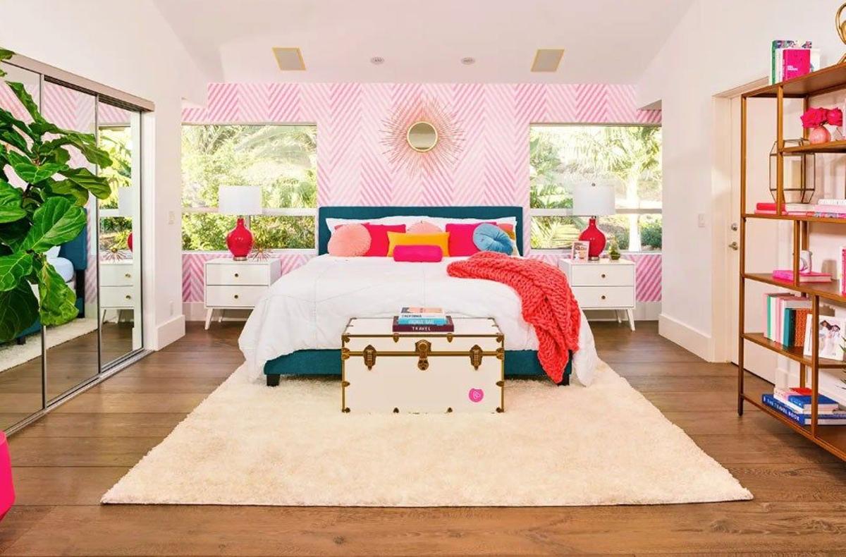 Dormitorio principal de lo más colorido