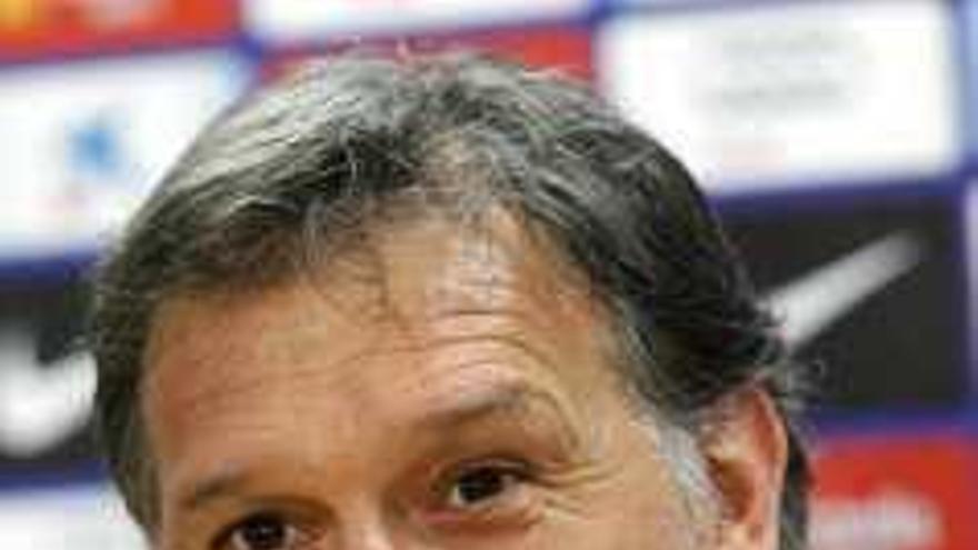 Gerardo Tata Martino, ayer.