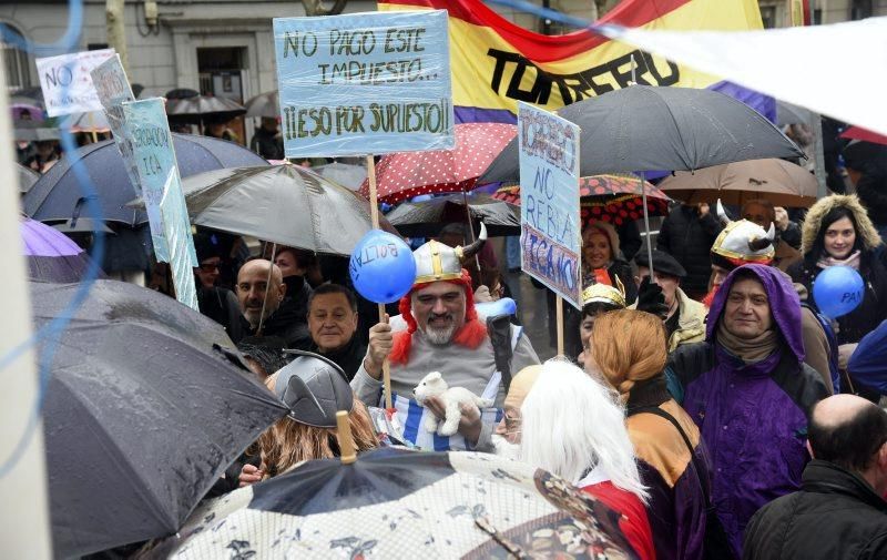 Manifestación contra el ICA en Zaragoza