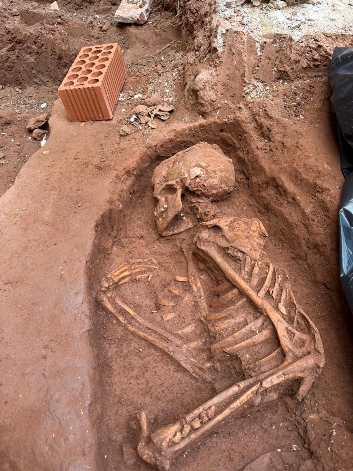 Restos humanos localizados durante las obras de una vivienda en Moncofa