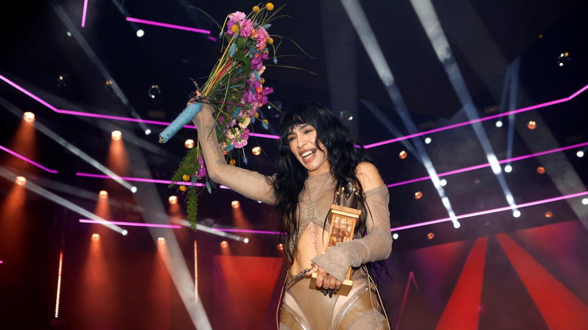 Loreen, després de guanyar la gran final del Melodifestivalen 2023