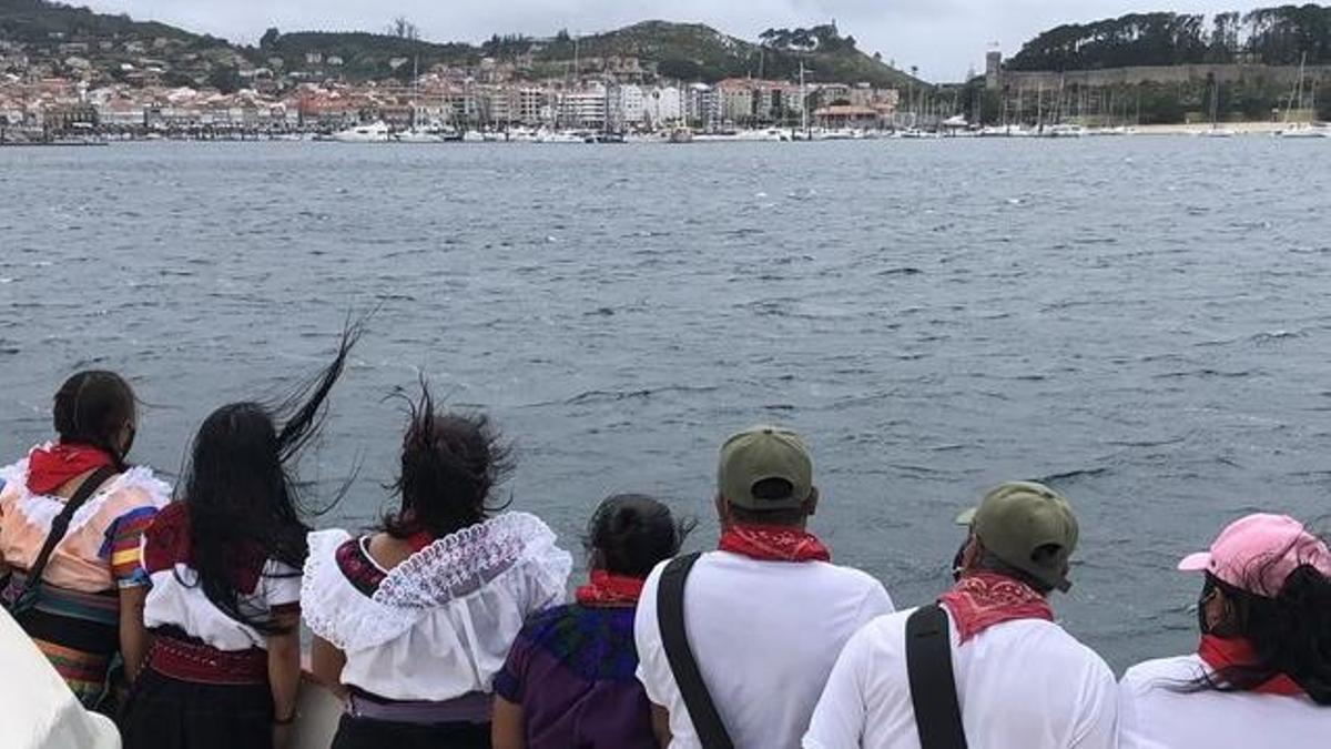 Los zapatistas, ya en Baiona: "¡Llegamos!"