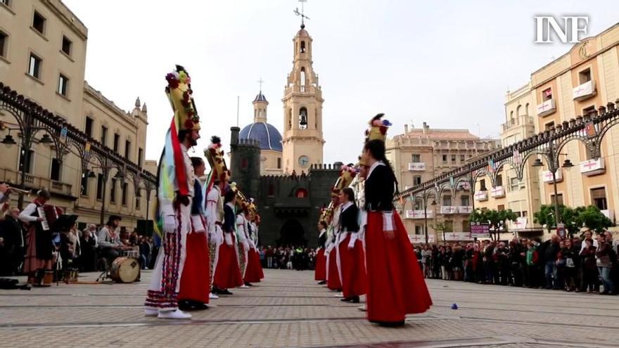Danzas de la Filà Navarros de las fiestas de Moros y Cristianos de Alcoy 2018
