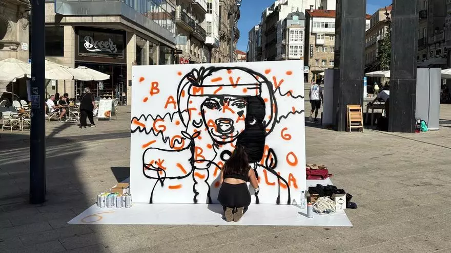 La Porta do Sol se transforma hoy en un gran lienzo urbano