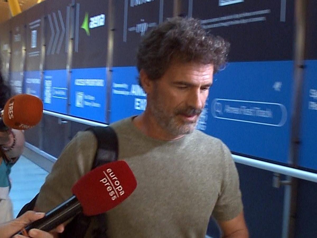 RODOLFO SANCHO EN EL AEROPUERTO