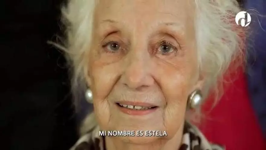 Estela de Carlotto: "Con mis compañeras seguimos buscando a los nietos y nietas robados por la última dictadura militar"