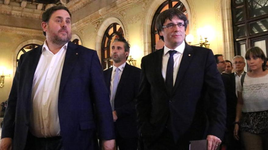 Puigdemont i Junqueras.