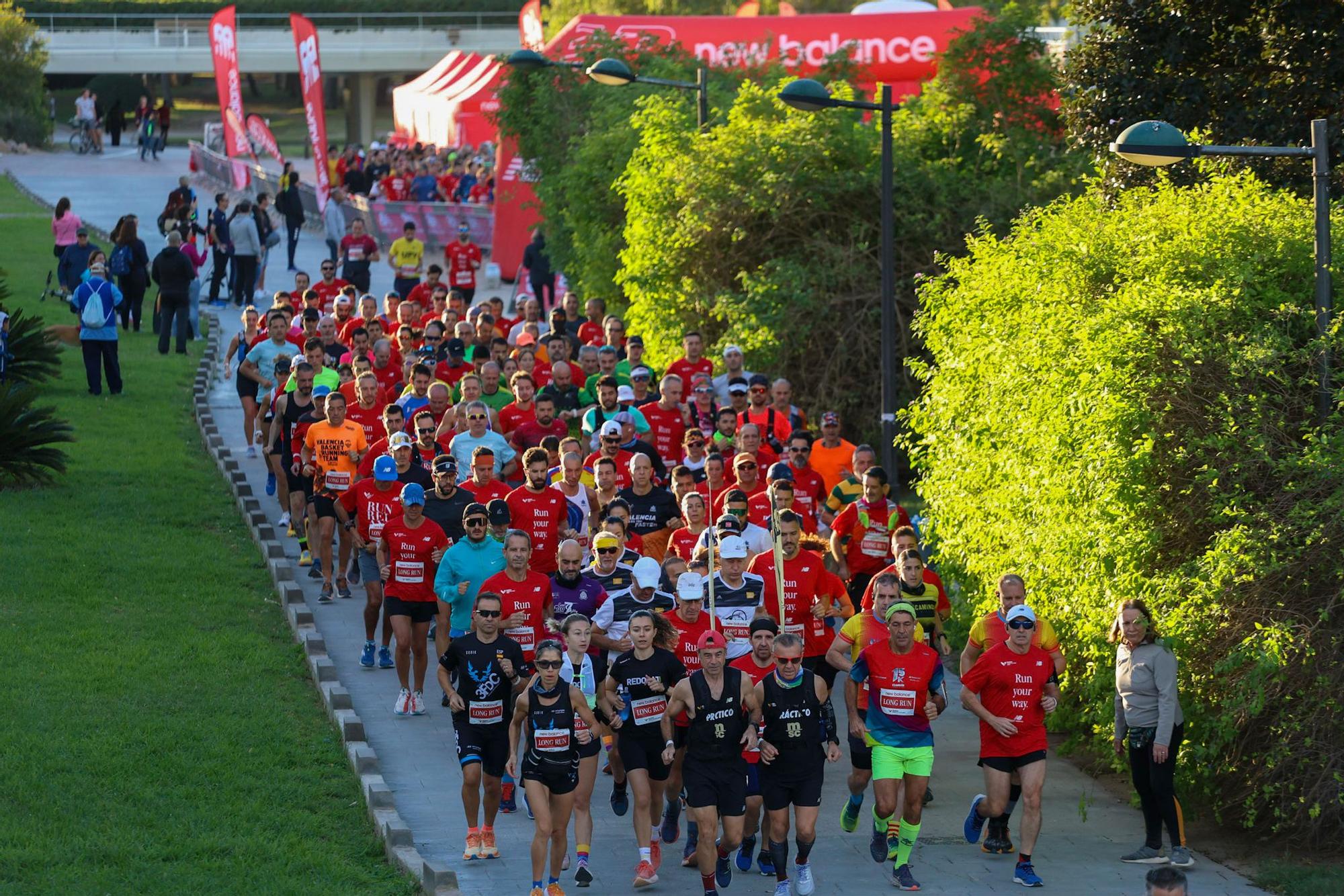 Entrenamiento long Run New Balance previo a la Maratón de Valencia