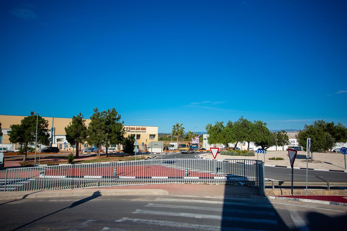 Polígono industrial Enchilagar del Rullo, en Vilamarxant.