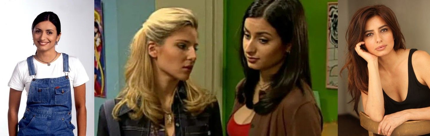 Aurora Carbonell como Yasmina, junto a Elsa Pataky en la serie, y en una imagen reciente de su web oficial
