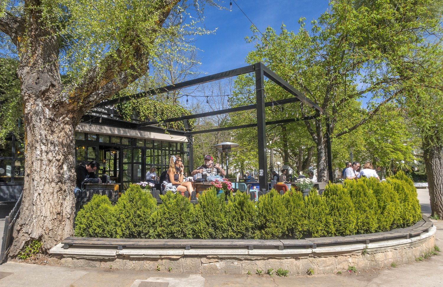 Terraza de El Kiosco.