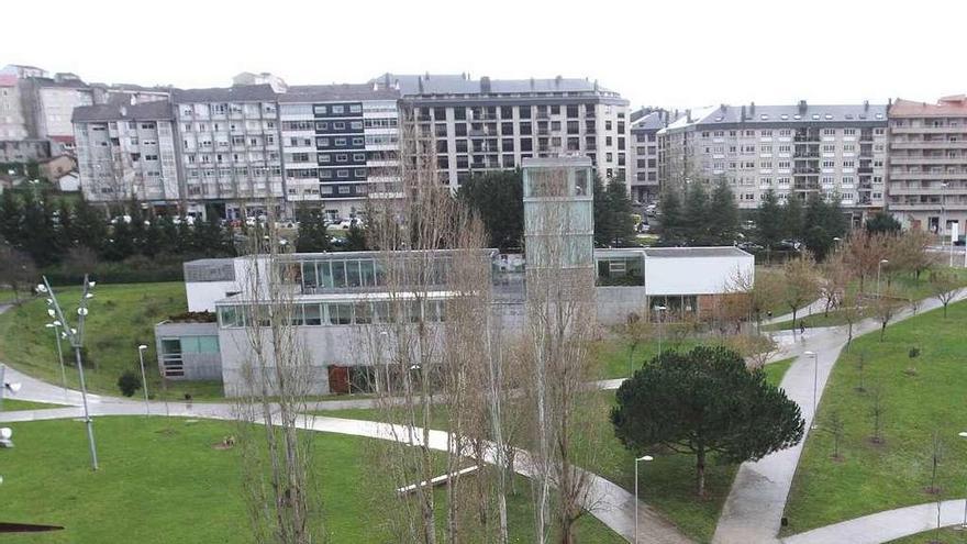 El parque ambiental del campus de Ourense tiene una superficie de 2,7 hectáreas. // Iñaki Osorio