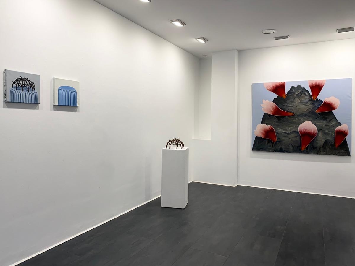 Una vista de la exposición de Victoria Iranzo.