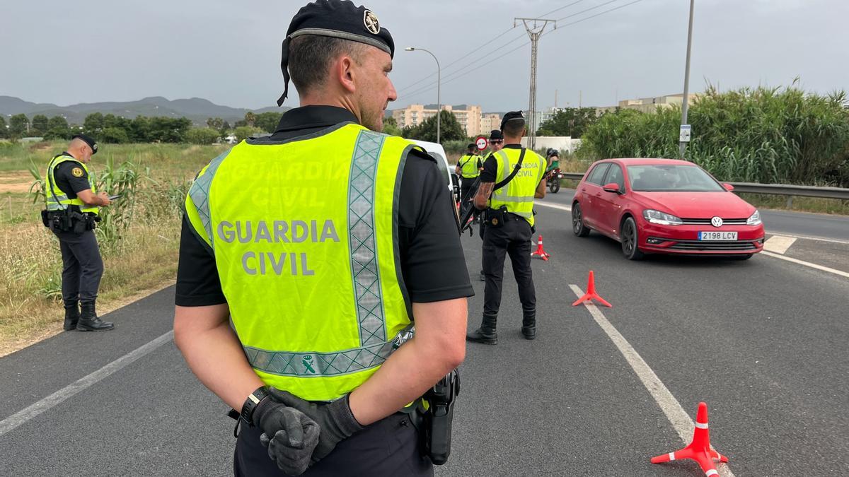 Imagen de archivo de un control de la Guardia Civil.