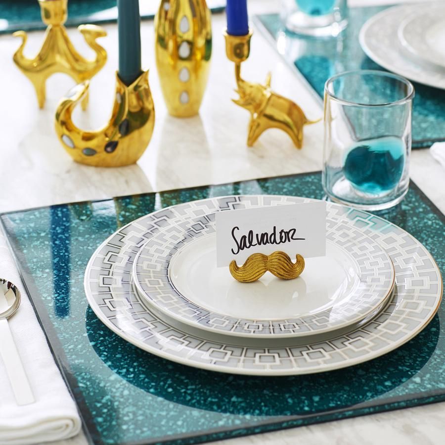 Decoración mesa navideña: Jonathan Adler