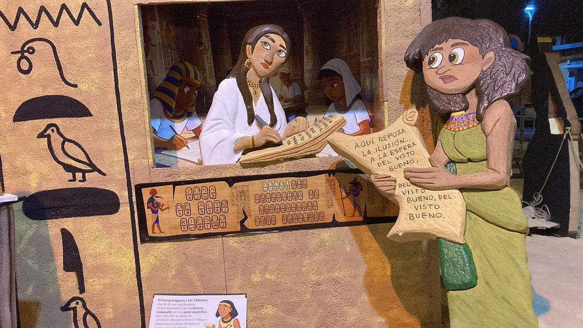 Una de las escenas de la hoguera en la que se le pide al Ayuntamiento que actúe