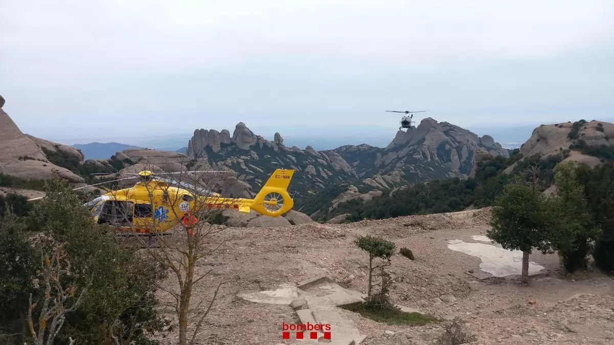 Muere una persona al caer por un barranco en Monistrol de Montserrat