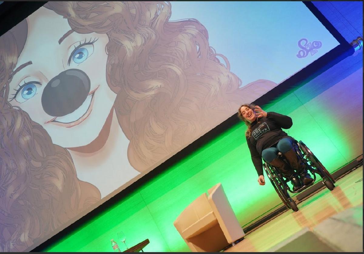 Loida Zabala, deportista paralímpica extremeña.