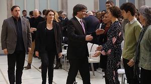 Sentido recuerdo en el Parlament: Cumpliremos tu sueño poroclama Puigdemont.