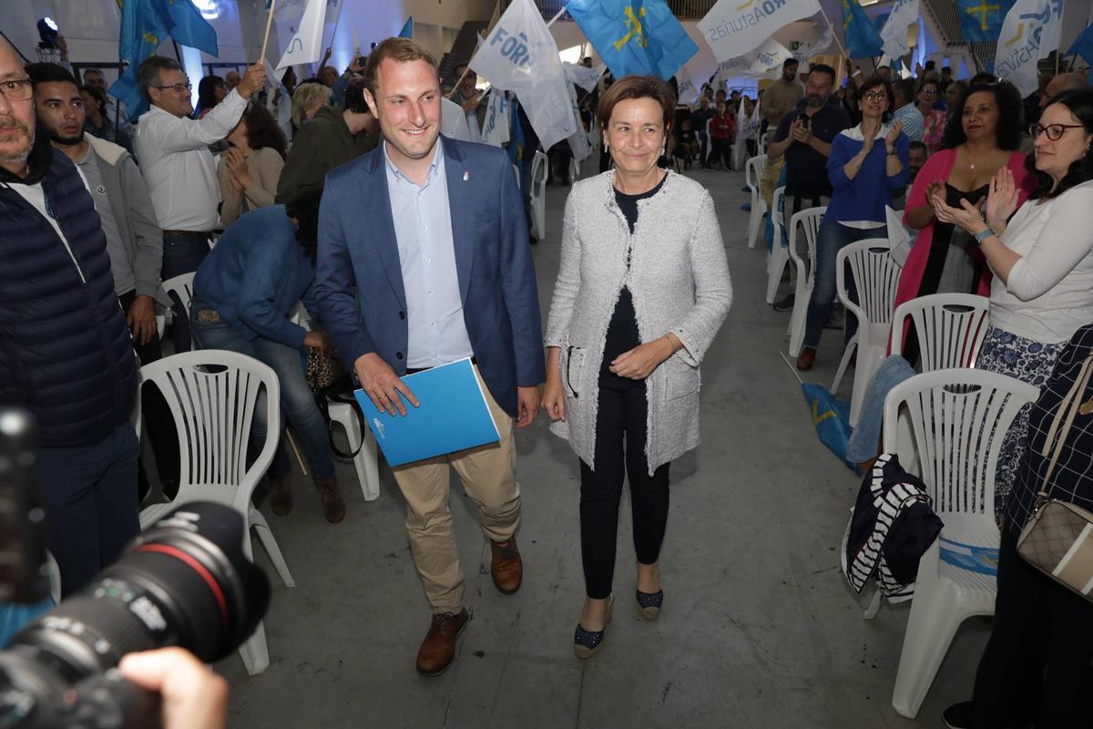 El cierre de campaña de Foro en Gijón, en imágenes