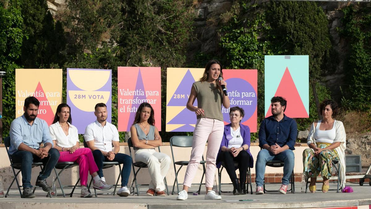 IBIZA MITIN PODEMOS IRENE MONTERO EN EL PARQUE REINA SOFIA