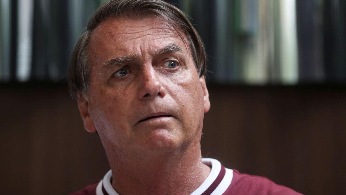 El president del Brasil, Jair Bolsonaro, després de ser donat d’alta del seu últim ingrés hospitalari.  | AMANDA PEROBELLI(/EPC