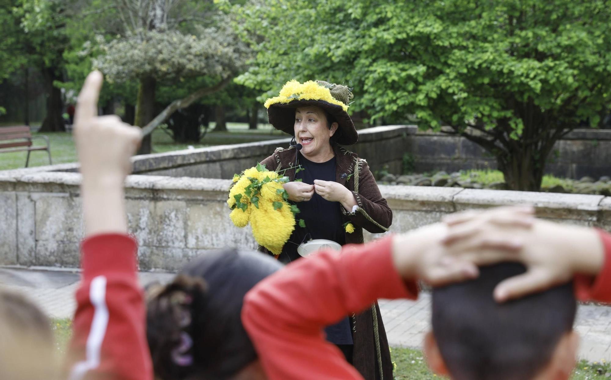 EN IMÁGENES: Así han sido las visitas teatralizadas por el Parque Ferrera de Avilés