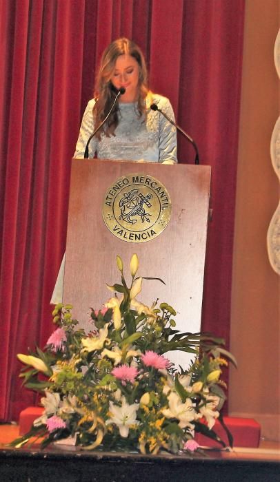 Rocío Gil, durante su parlamento