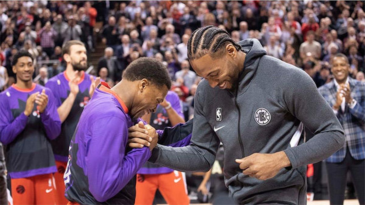 Así fue el especial retorno de Kawhi Leonard a Toronto