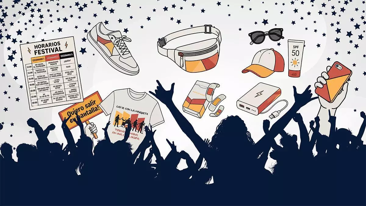 Kit de supervivencia si vas a un festival de música