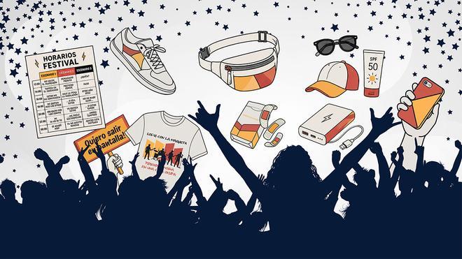 Kit de supervivencia si vas a un festival de música