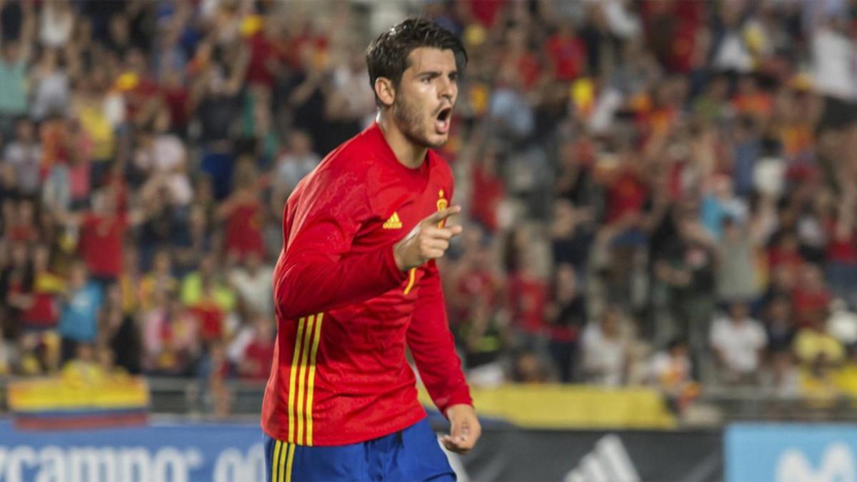 Álvaro Morata quiere triunfar con la selección española en el Mundial de Rusia 2018