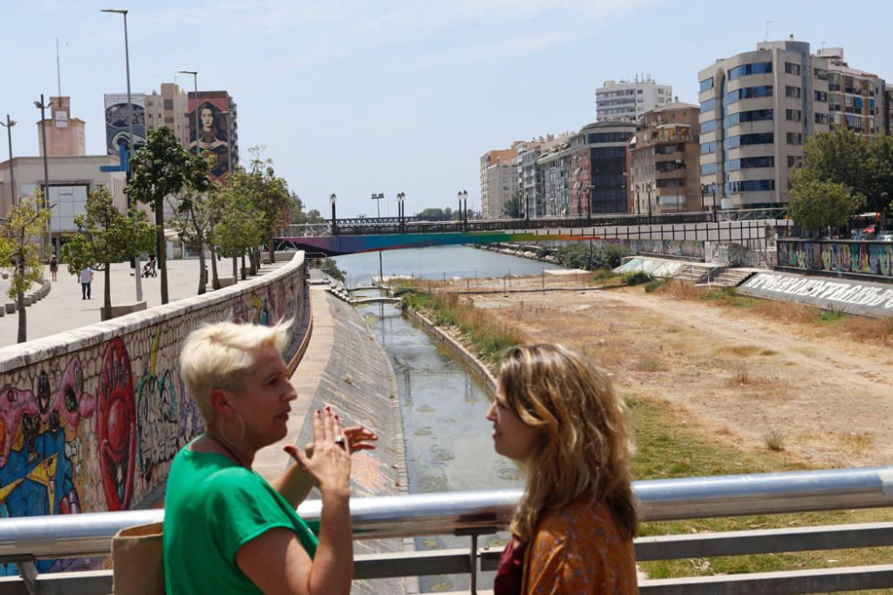 La nueva pasarela peatonal que sustituirá a la que ahora conecta El Perchel con la explanada del CAC se construirá en año y medio.