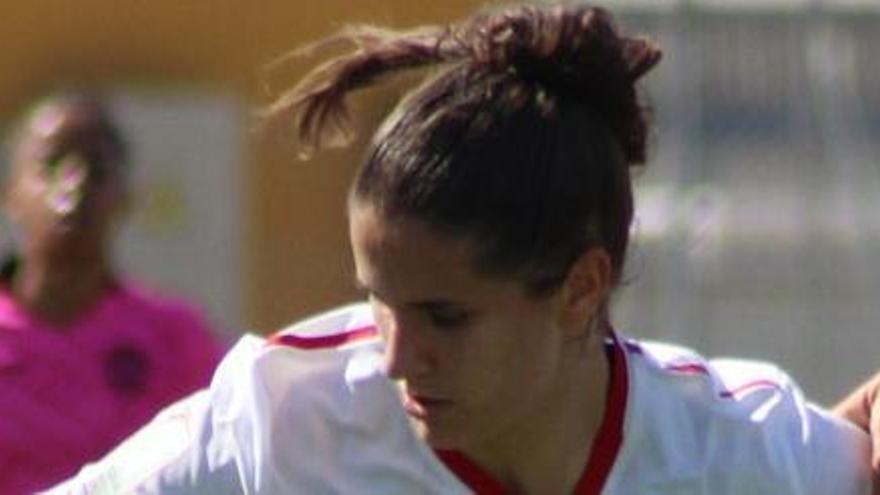 Helena Torres, durante su etapa en el Sevilla