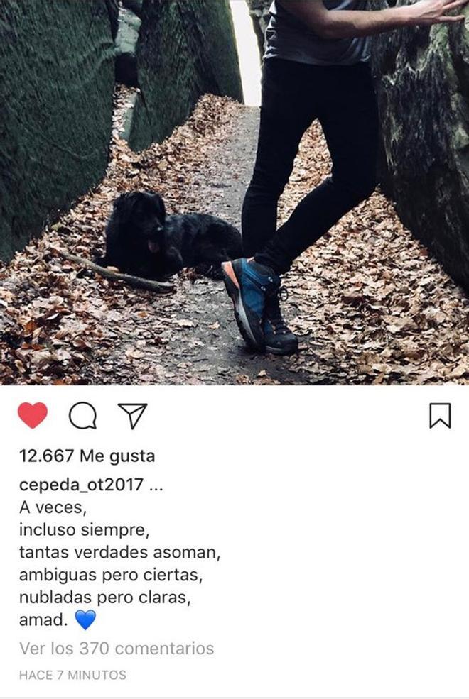 Cepeda en Instagram
