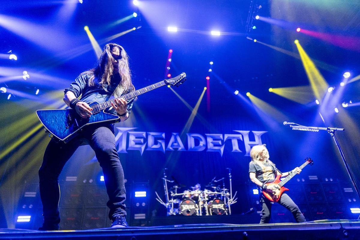 La banda de Dave Mustaine dice adiós tras 43 años sobre los escenarios. A Coruña es una de las pocas paradas seleccionadas de su gira. La banda de Dave Mustaine dice adiós tras 43 años sobre los escenarios. A Coruña es una de las pocas paradas seleccionadas de su gira.