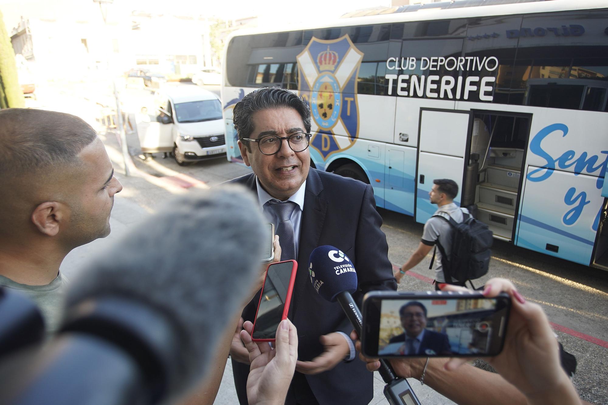 Arribada del Tenerife a la ciutat de Girona