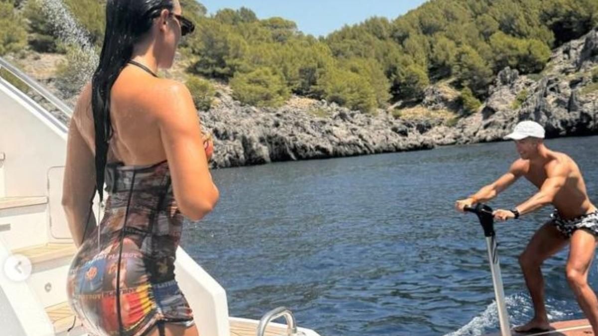 Georgina y Cristiano Ronaldo disfrutan de sus vacaciones en Mallorca