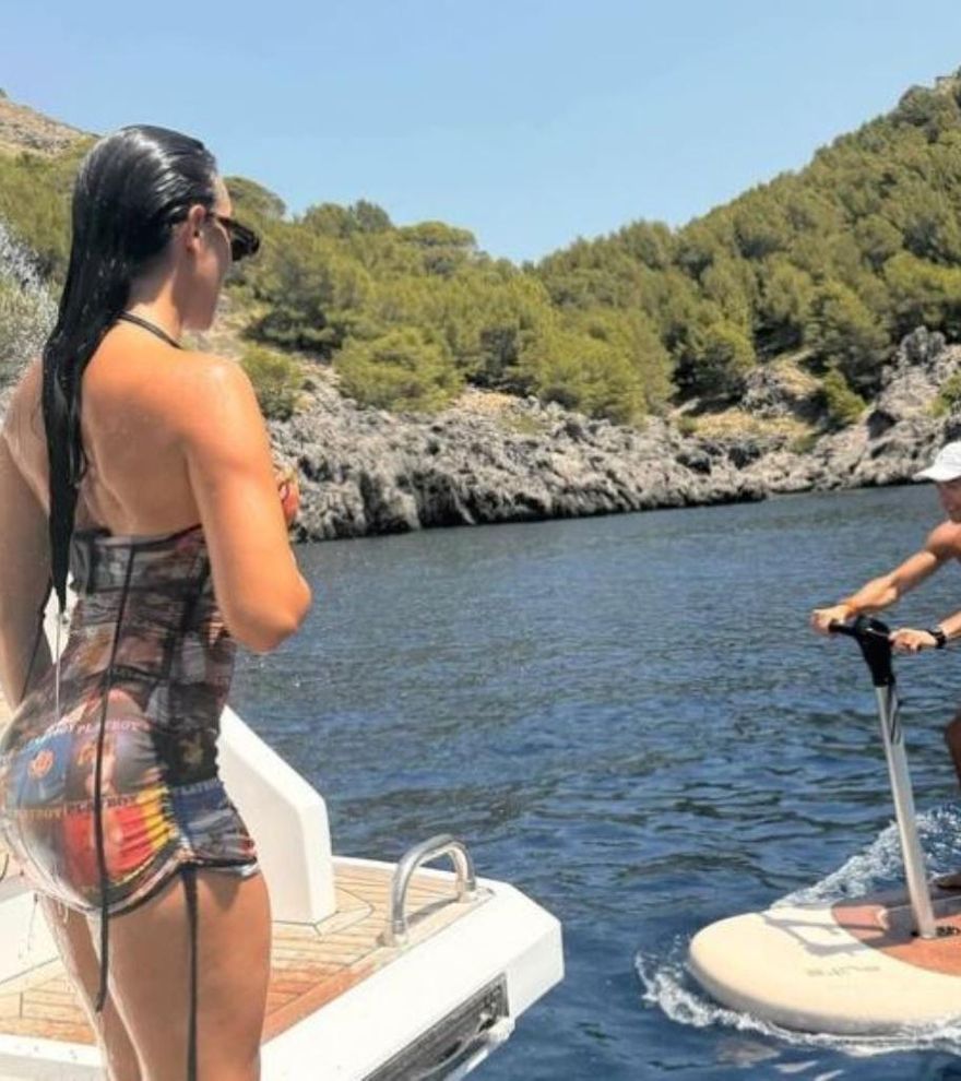 Cristiano Ronaldo está de vacaciones en Mallorca tras su ausencia en el velatorio de Diogo Jota