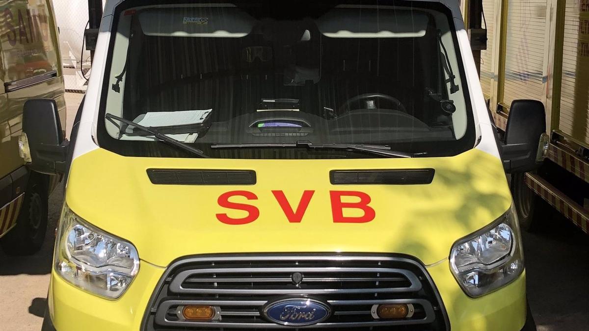 Una ambulancia de SVB en imagen de archivo - CICU - Archivo