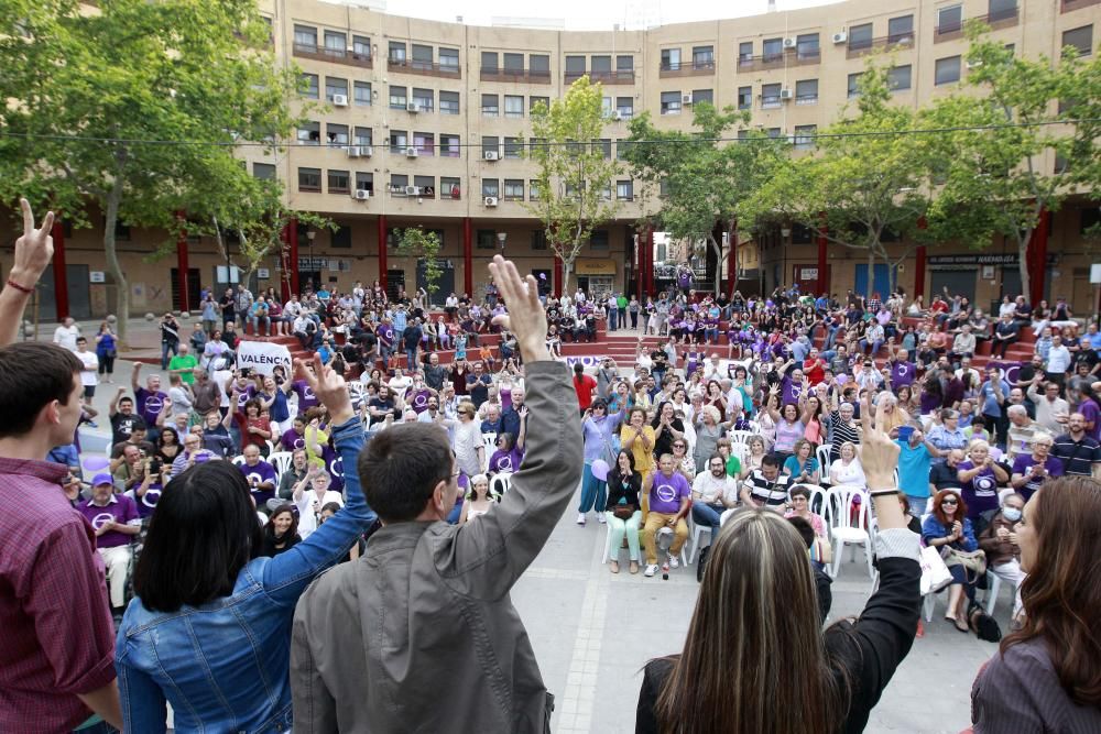 Mitin de Monedero en Torrent