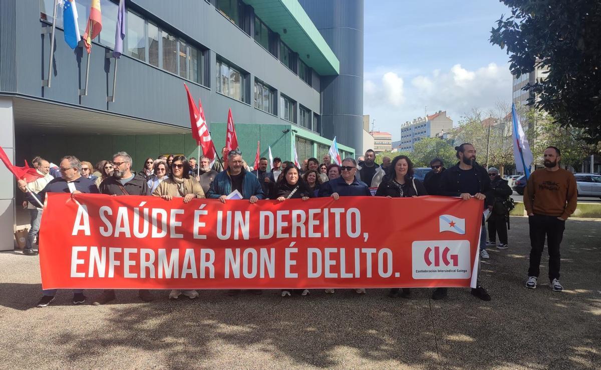 La CIG sale a la calle contra la reforma sobre las bajas laborales   | CEDIDA