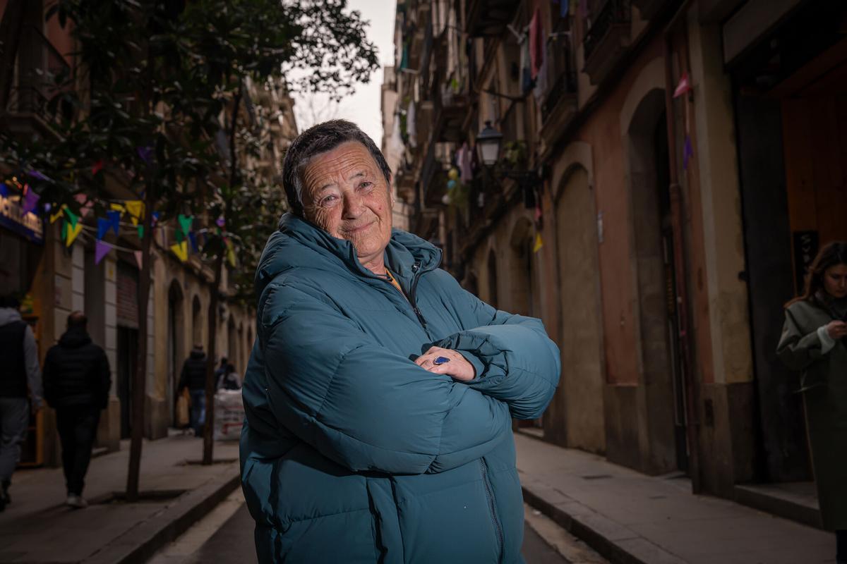 Isabel Segura, dimecres passat al Raval.