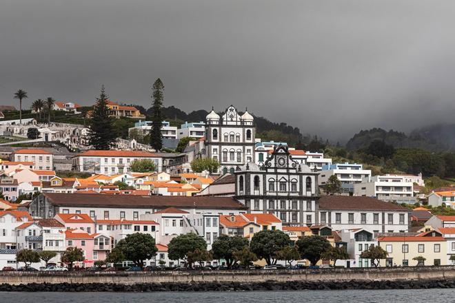 Horta, capital de Faial. Islas Azores