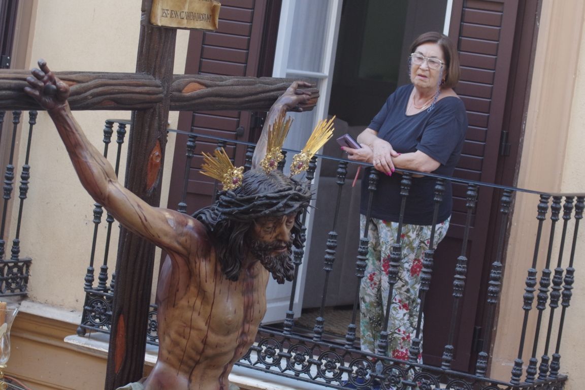 Las imágenes de la procesión extraordinaria del Cristo de la Agonía