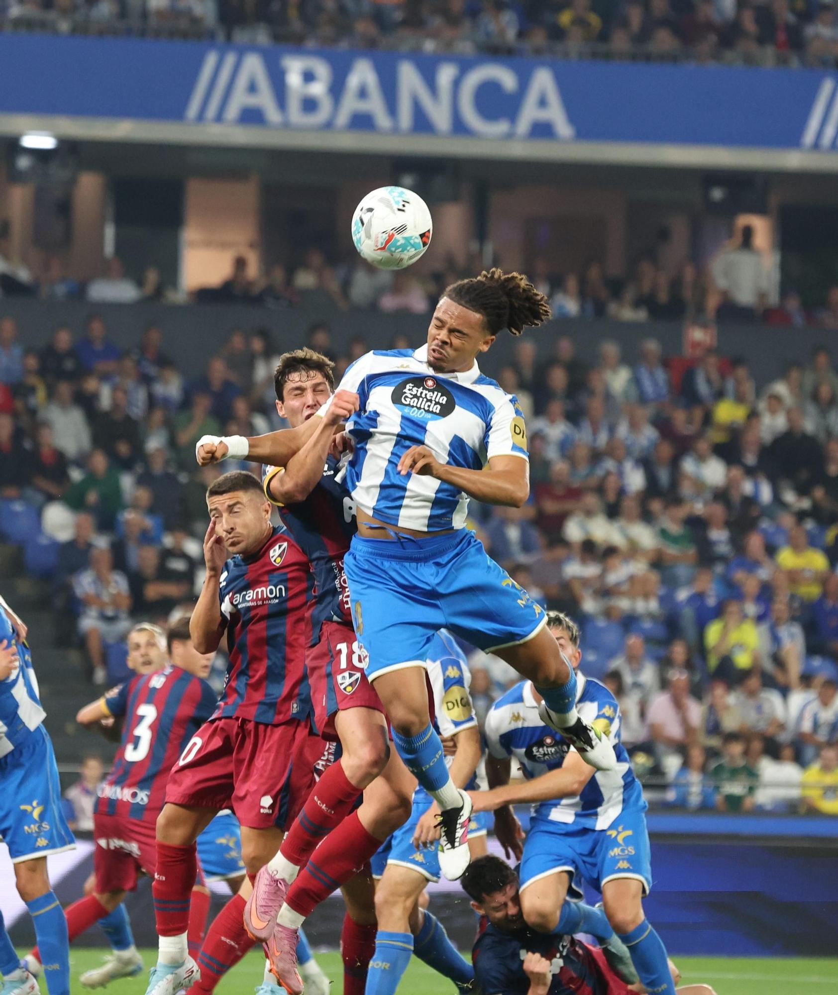 Las mejores imágenes del Deportivo - Huesca