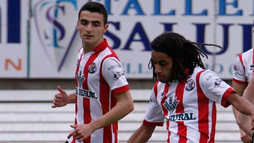 Javi Bueno y Fer, durante un partido de la pasada temporada.