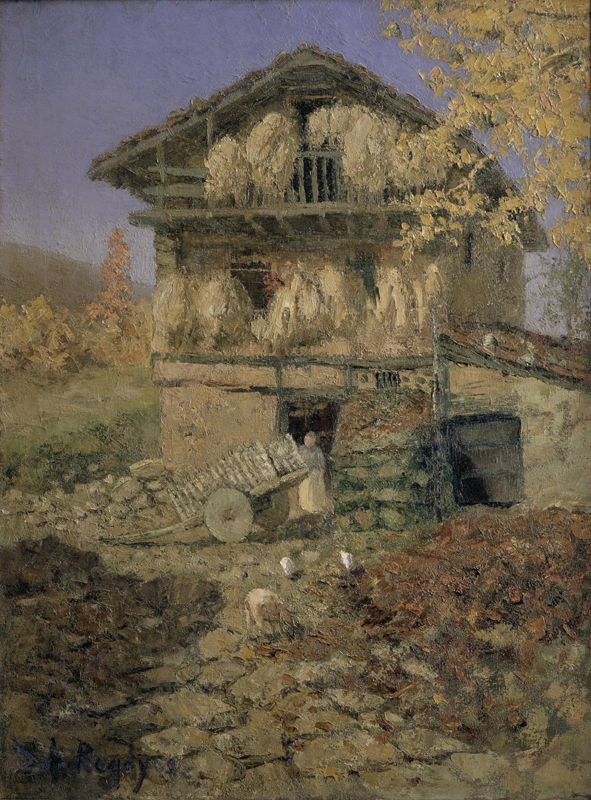 La obra "Otoño vasco", de Darío de Regoyos