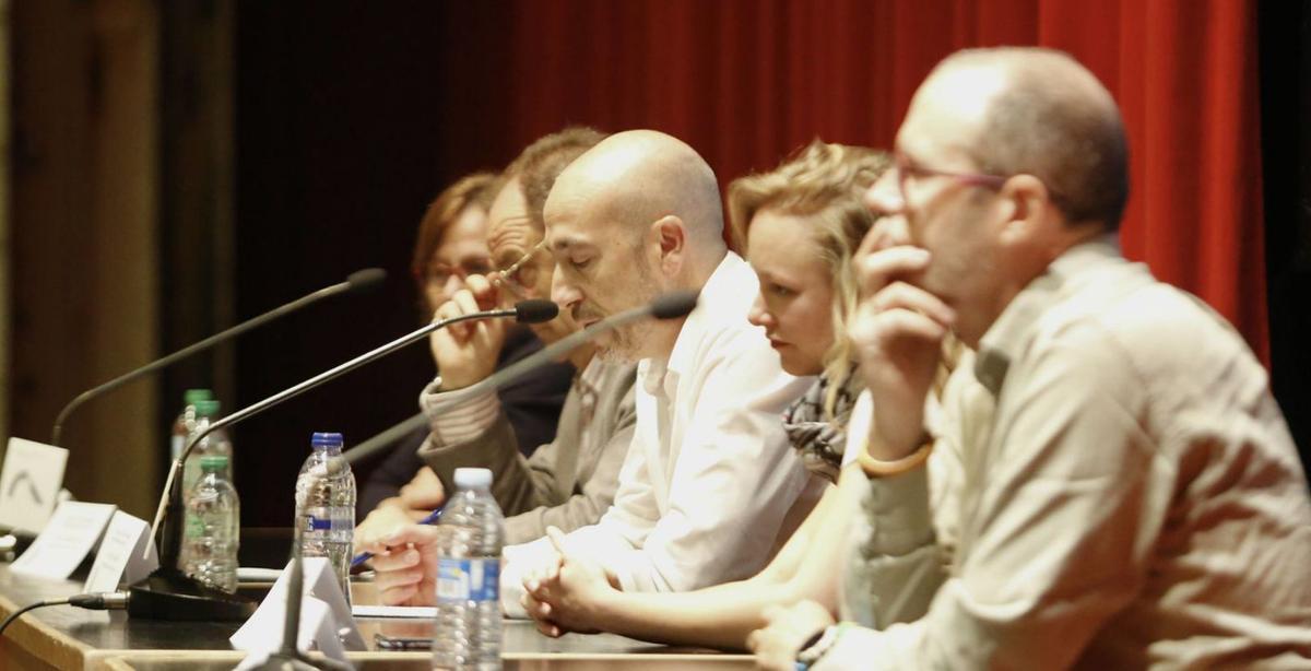 Por la izquierda, Gema del Valle, Francisco Benjamín Otero, Iván Cueva, Sara Padrino y José Enrique Prada. | MARIO CANTELI